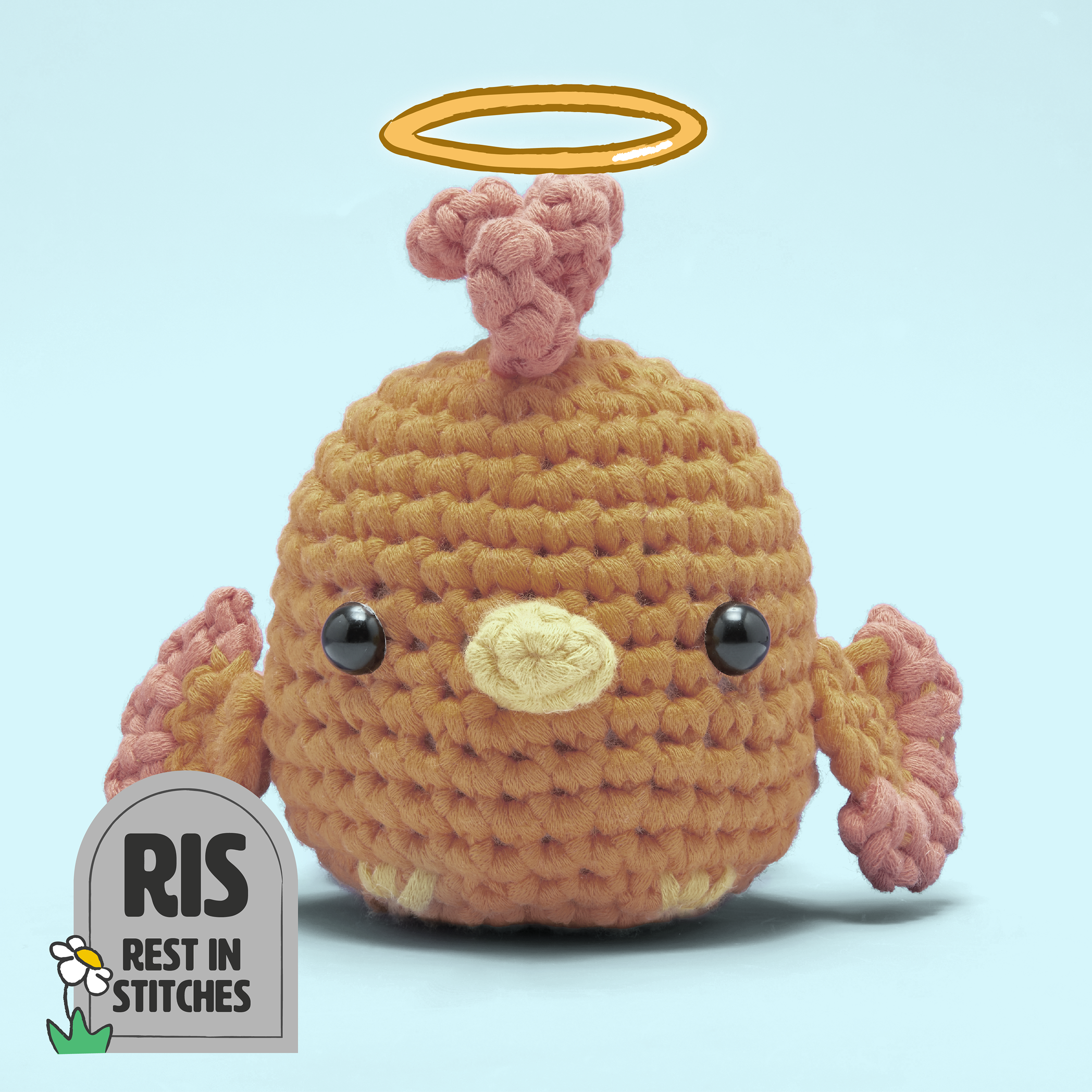 Albie the Phoenix Crochet Kit - Make Your First Wooble