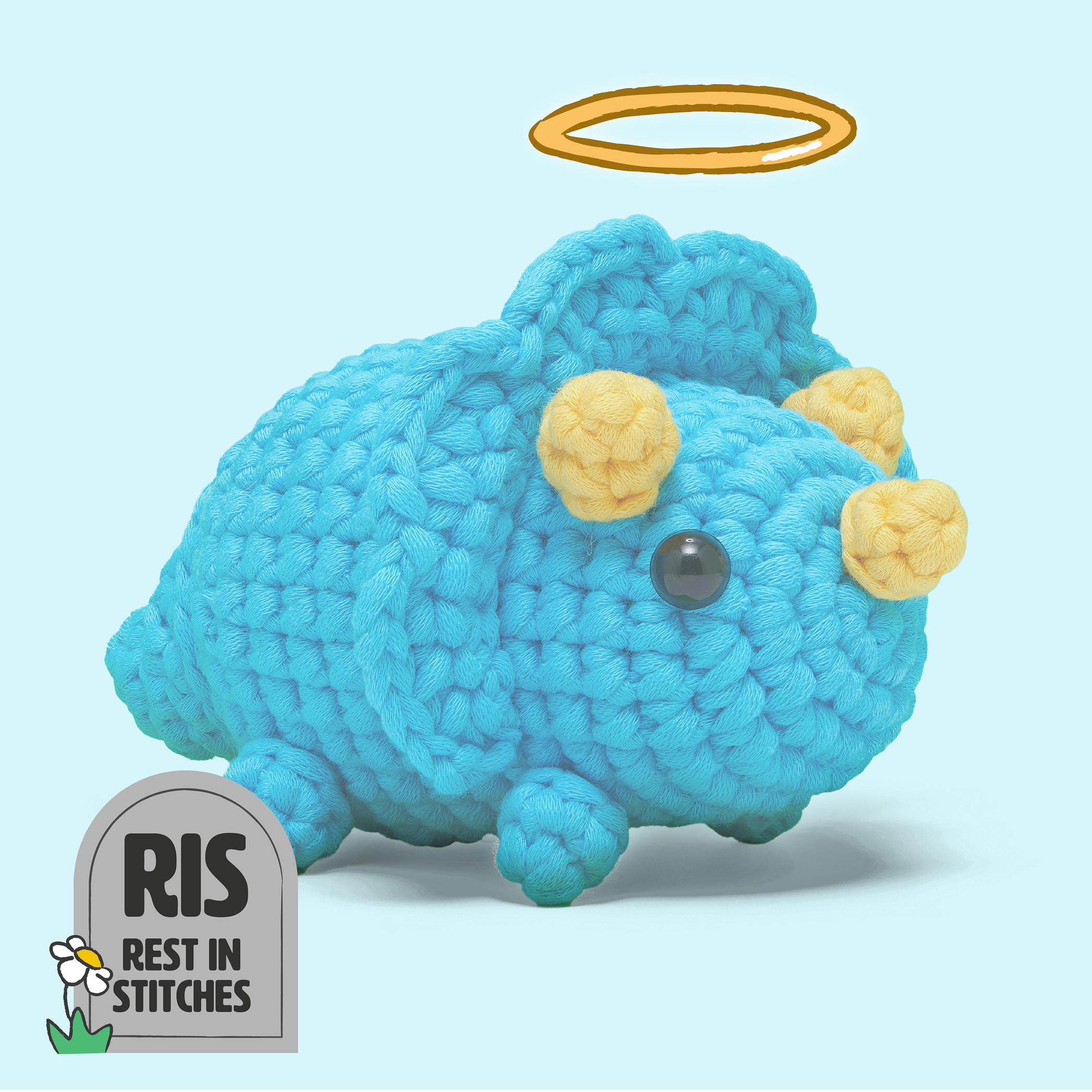 Oscar the Triceratops Crochet Kit - Turn Yarn into Fun