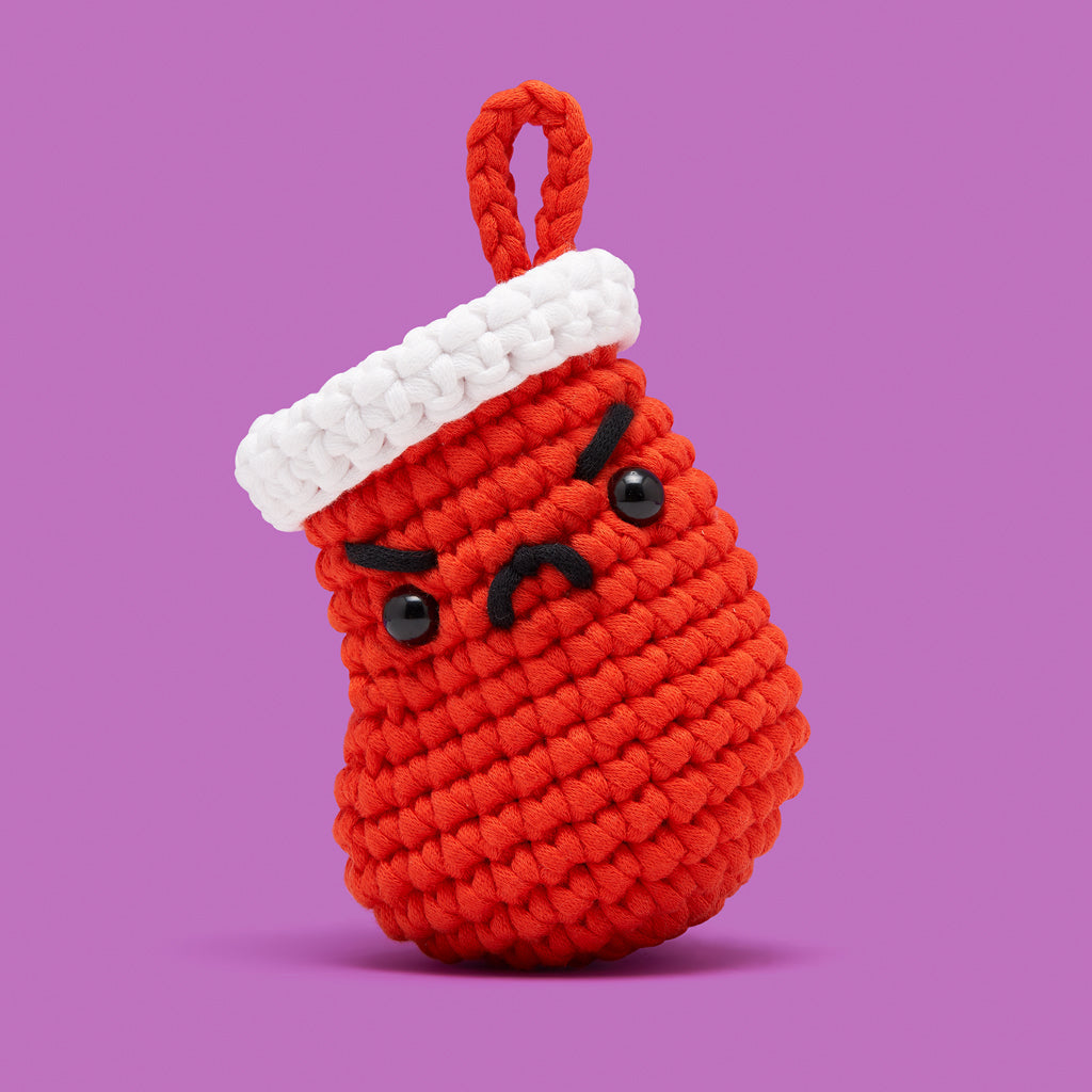 Janus the Stocking Crochet Kit - Woobles with Yarn