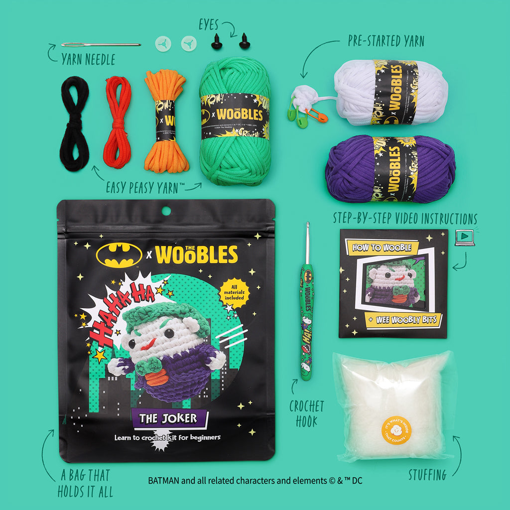 The Joker Crochet Kit - Crochet Cute Characters