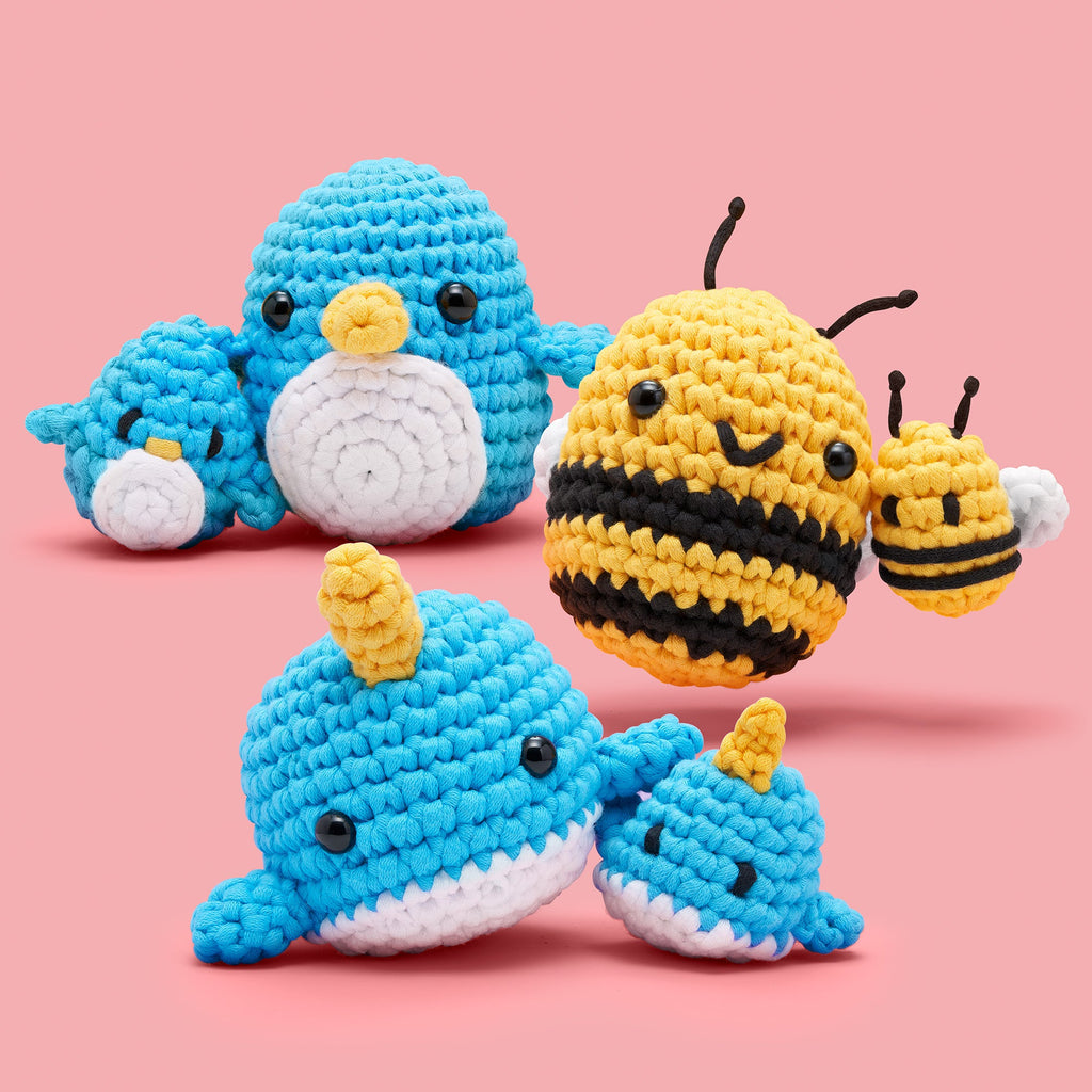 Mommy and Me Crochet All Day Bundle - Woobles Yarn Joy