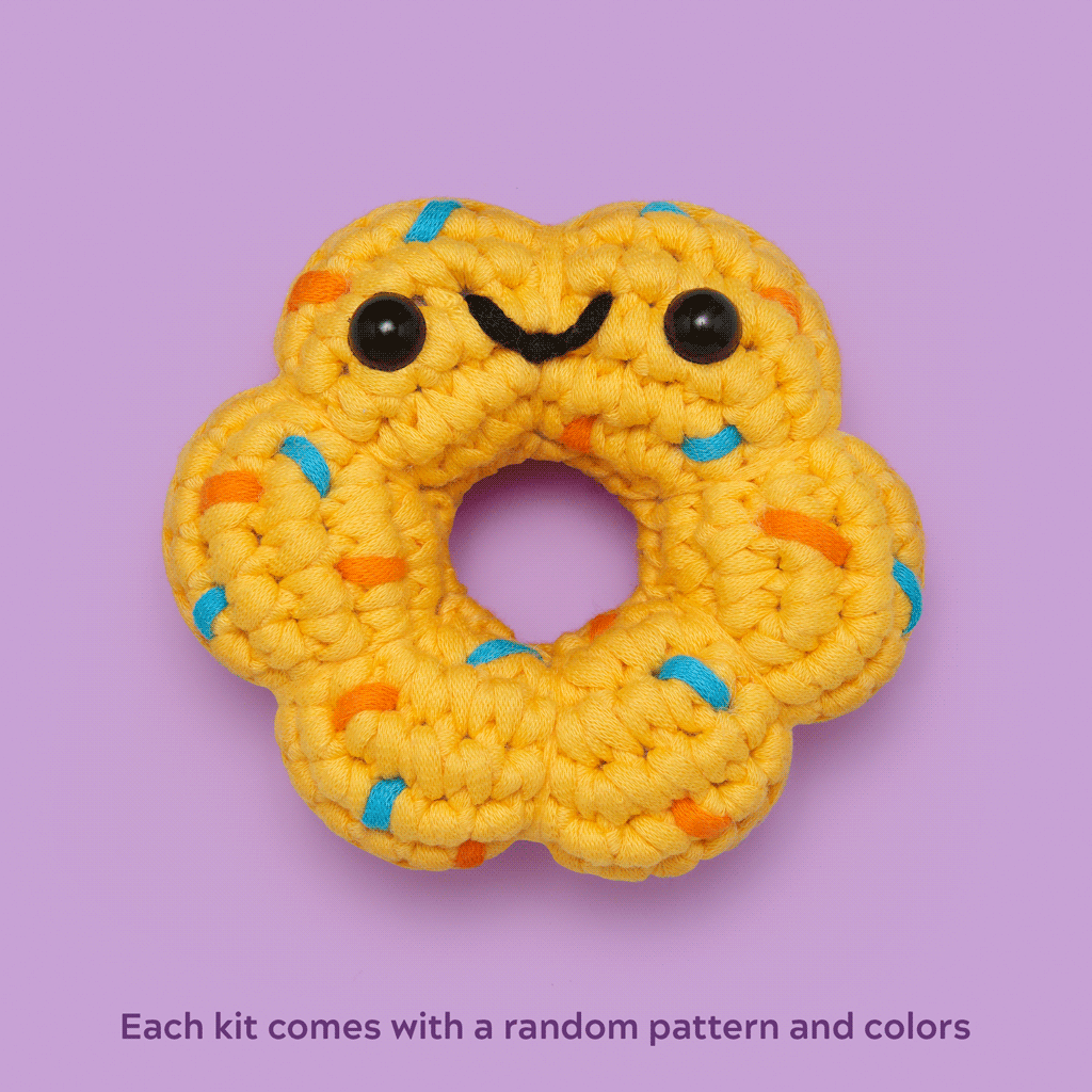 Mystery Donut III Crochet Kit - Cozy Craft Time