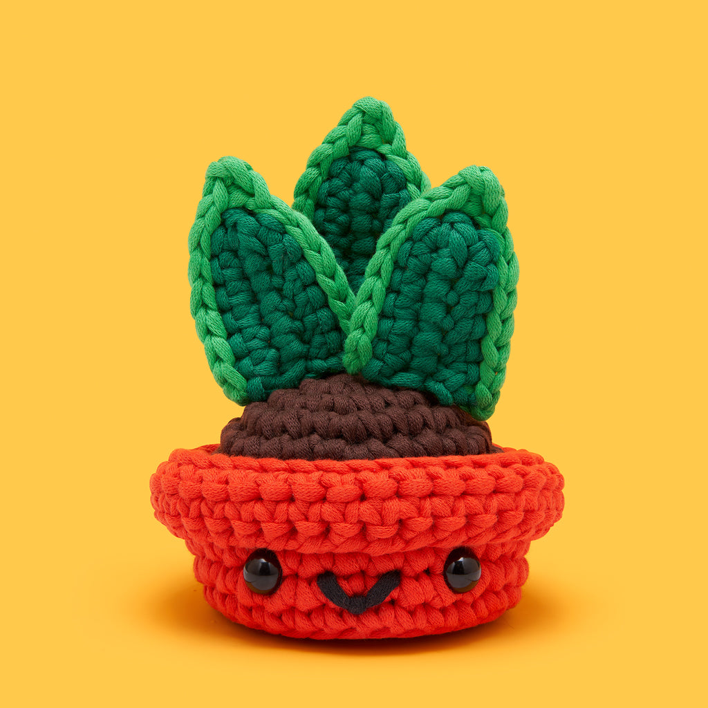 Otis the Snake Plant Crochet Kit - Craft Something Fun
