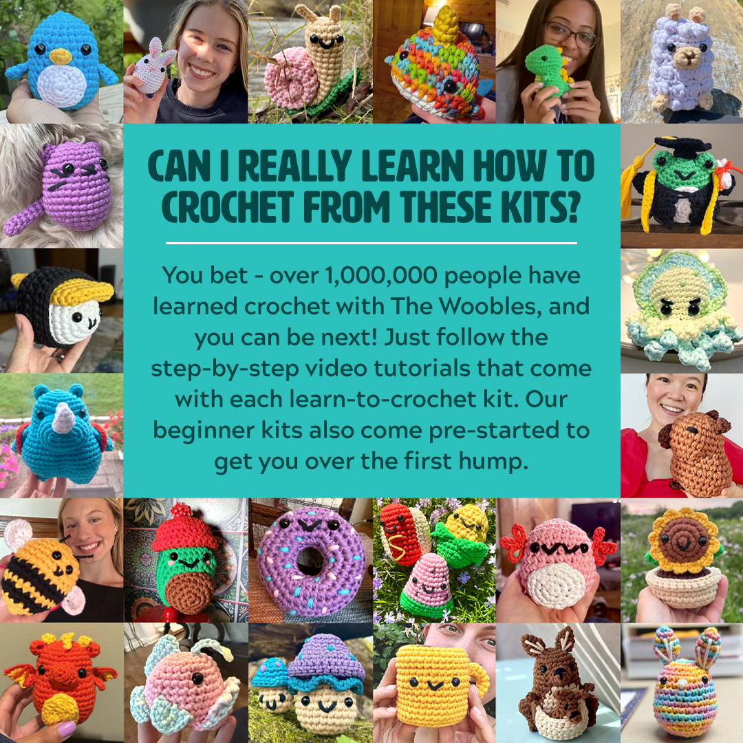 Grumpy Bear™ Crochet Kit - The Craft Night Pick