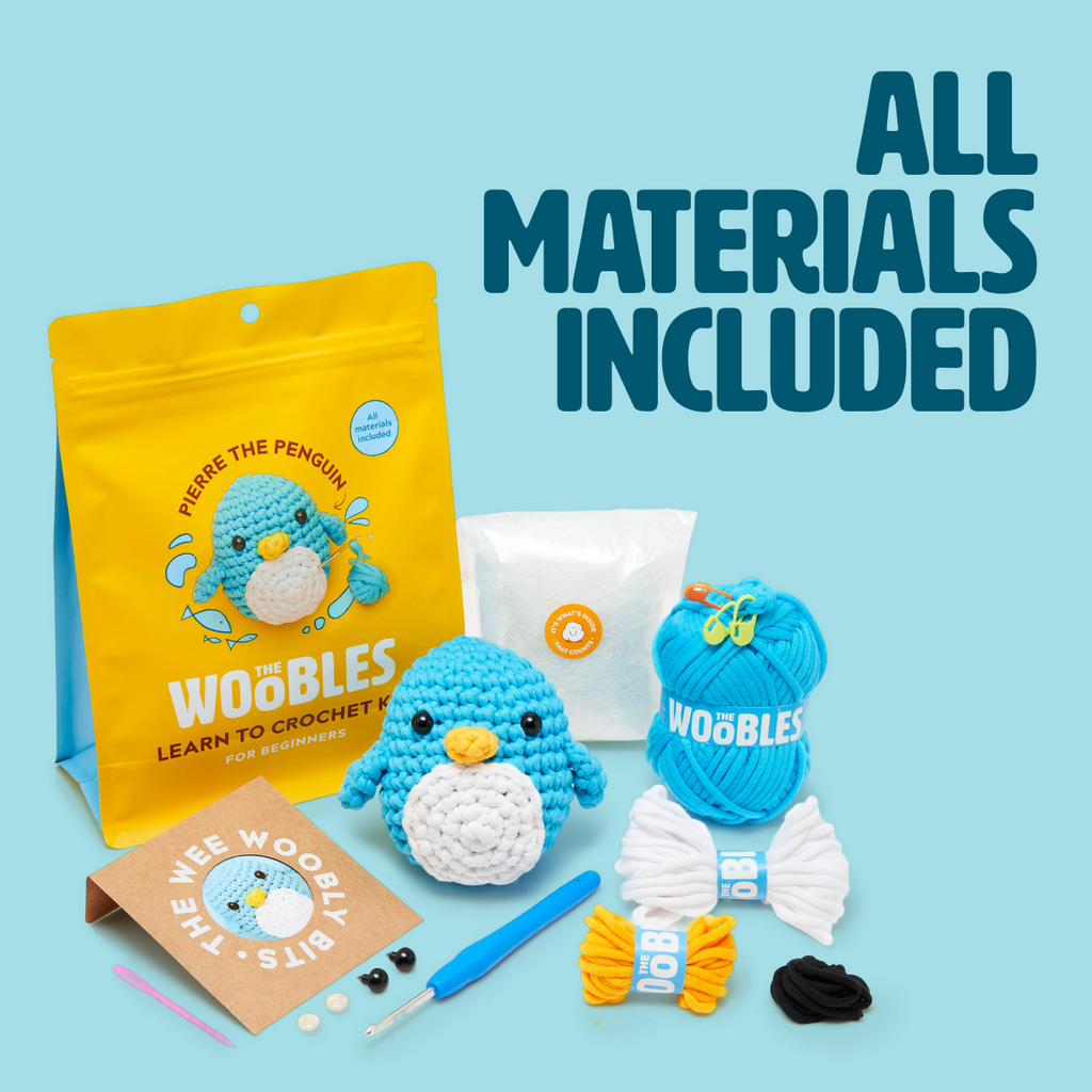 Pierre the Penguin Crochet Kit - A Kit That Teaches