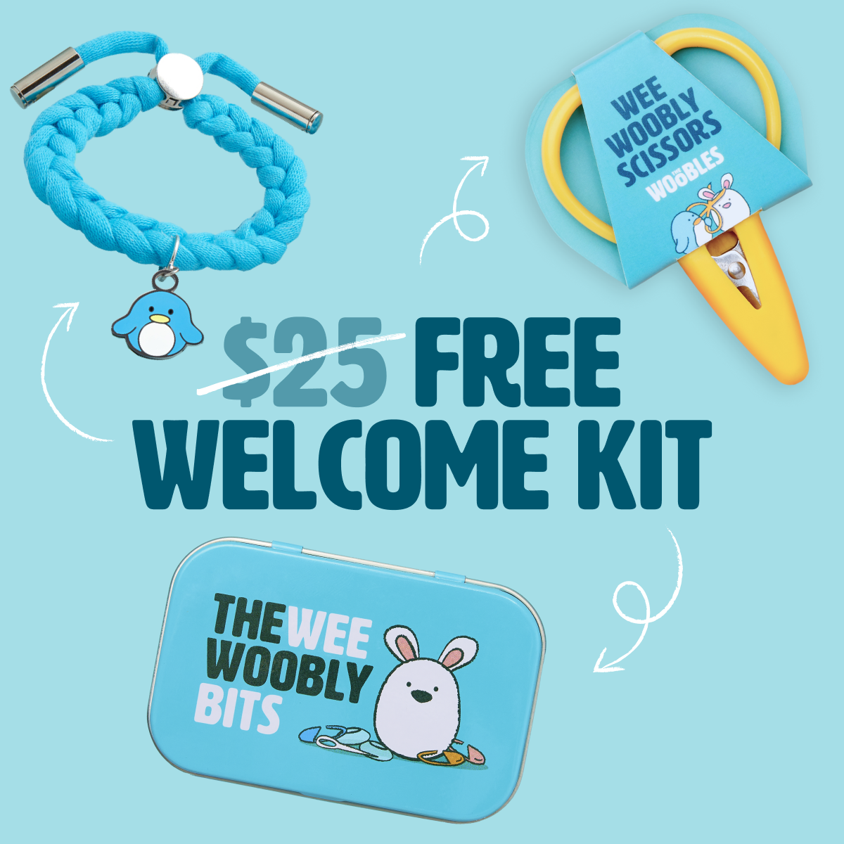 Fred the Dinosaur Crochet Kit for Beginners - Ready with Hook