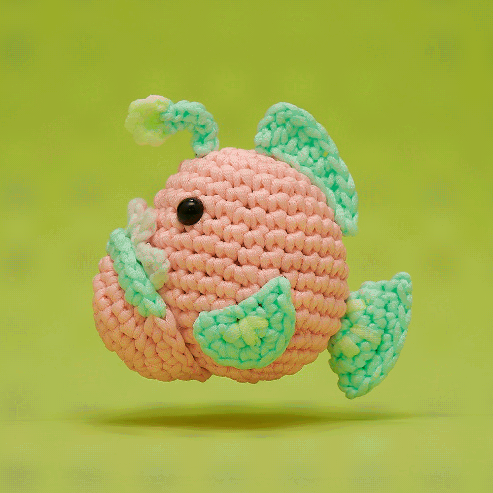 Poe the Angler Fish Crochet Kit - DIY Kit Favorite