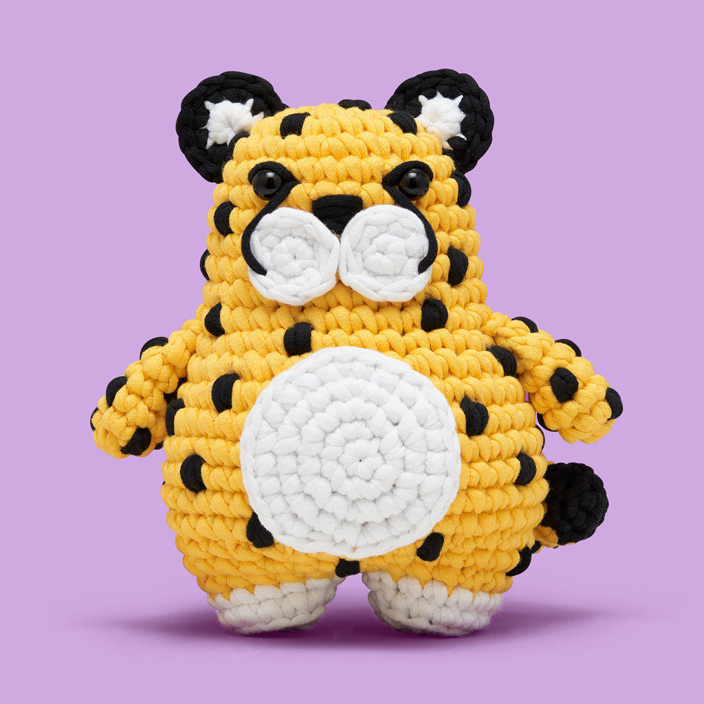 Suri the Cheetah Crochet Kit - The Woobles Kit