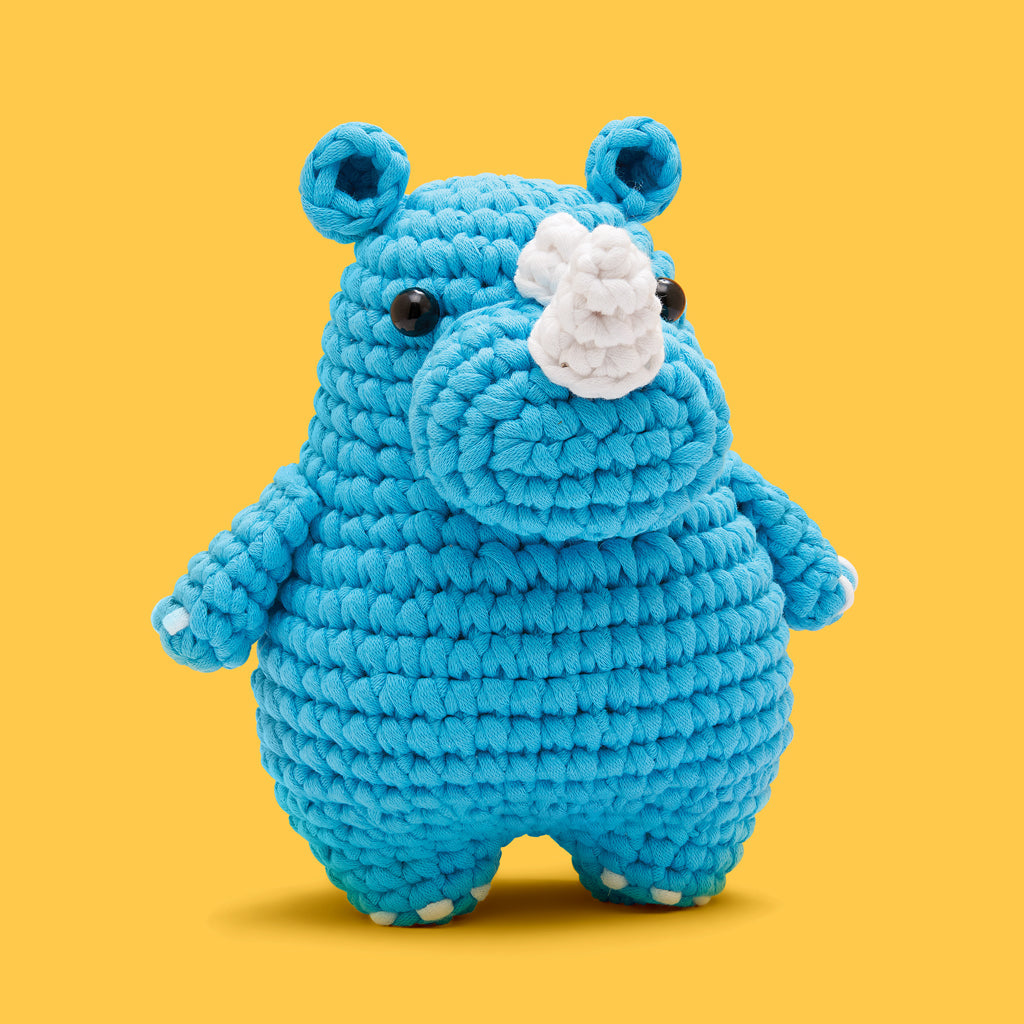 Willis the Rhino Crochet Kit - Make Cute Things