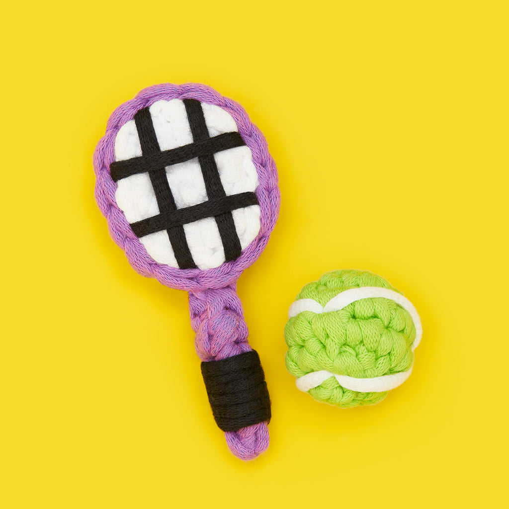 Tiny Tennis Set Accessory Kit - Simple Craft Fun
