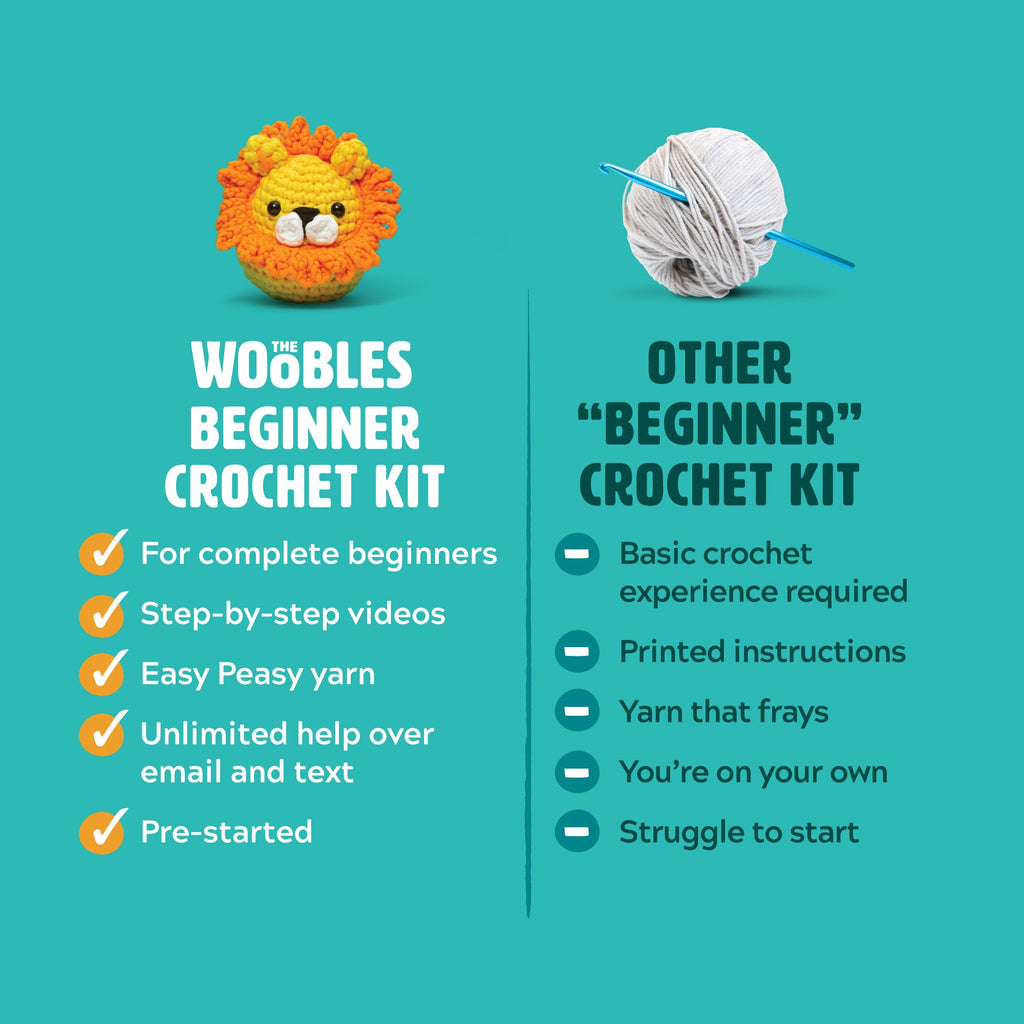 Willis the Rhino Crochet Kit - Make Cute Things