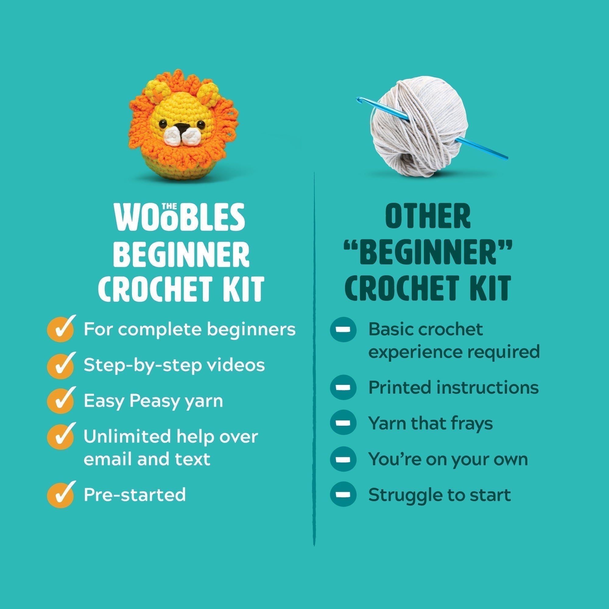 Samwise™ Crochet Kit - Creative Gift Idea
