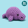 Phyllis the Manatee Extra Squeezy Crochet Kit - Pick a Craft Night