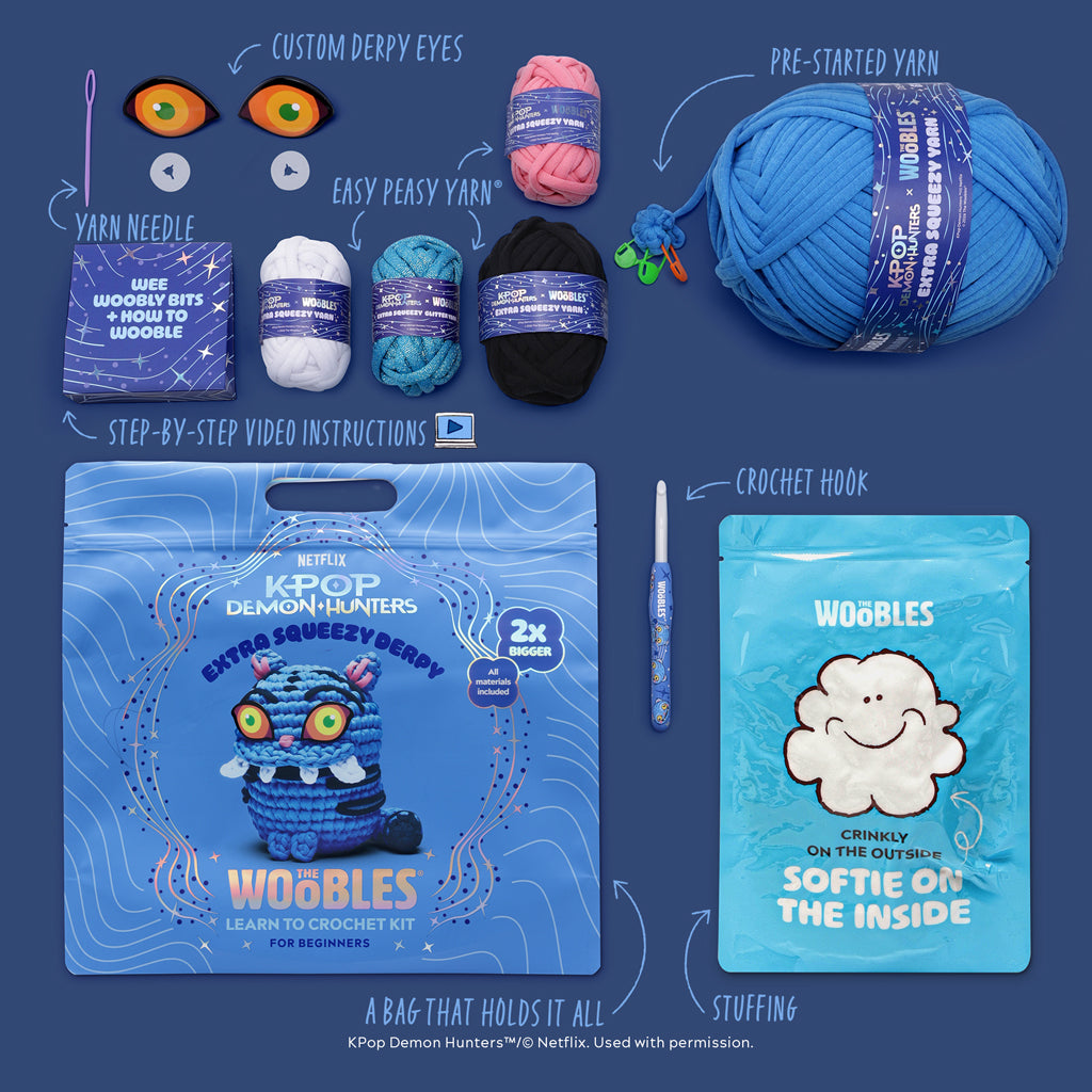 Derpy Extra Squeezy Crochet Kit - For Creative Breaks