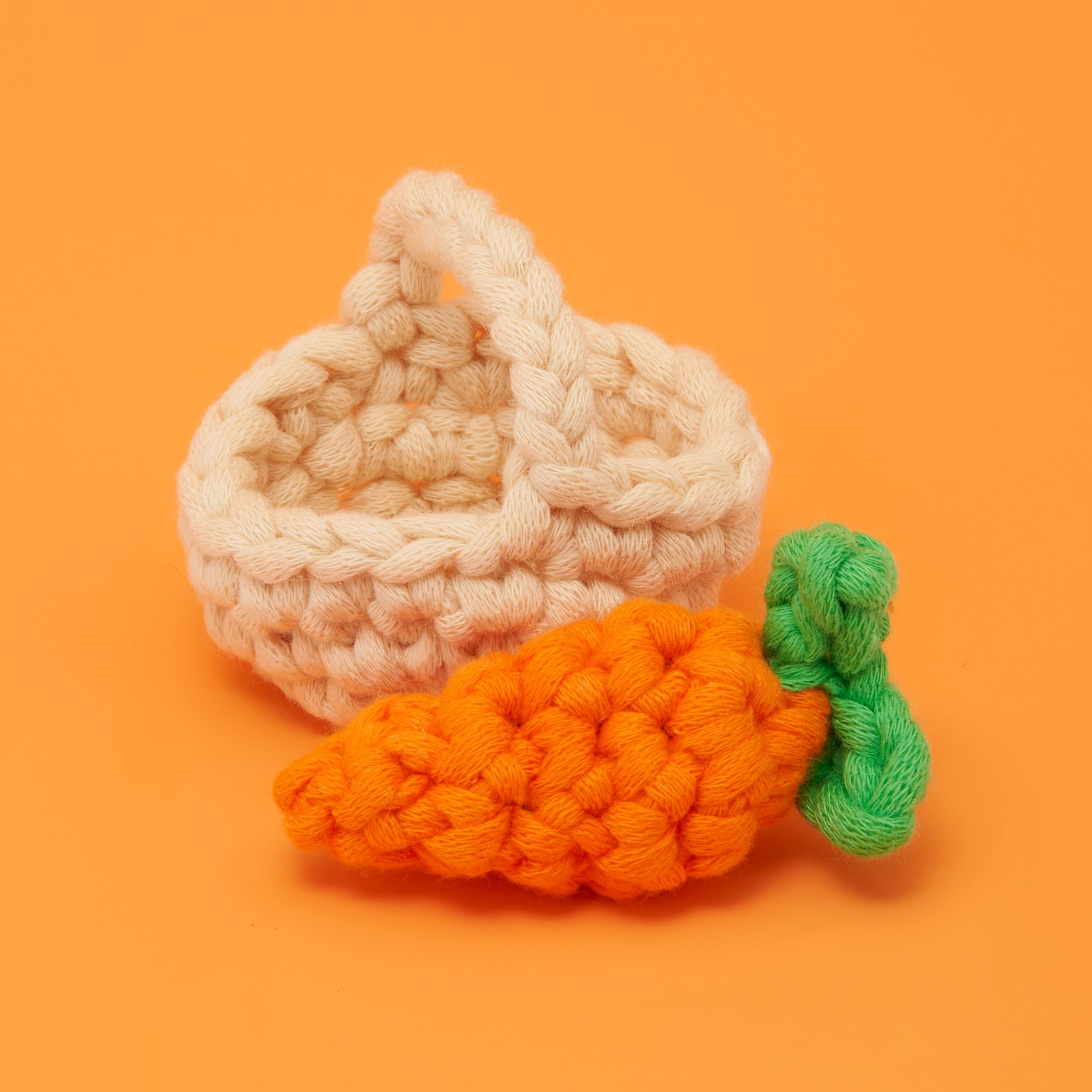 Tiny Carrot and Basket Accessory Kit - Stitching Starts Here
