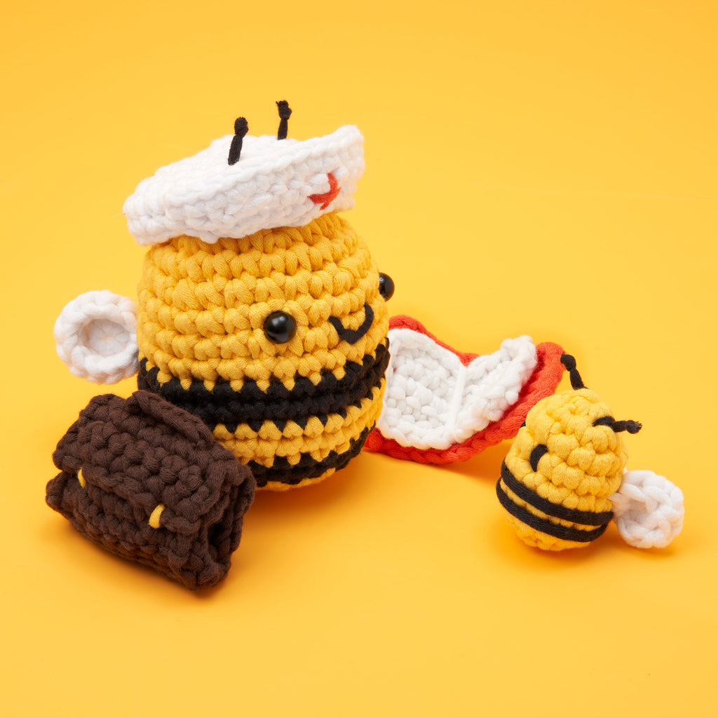 Cornelius the Bee Crochet Kit - Perfect for Beginners