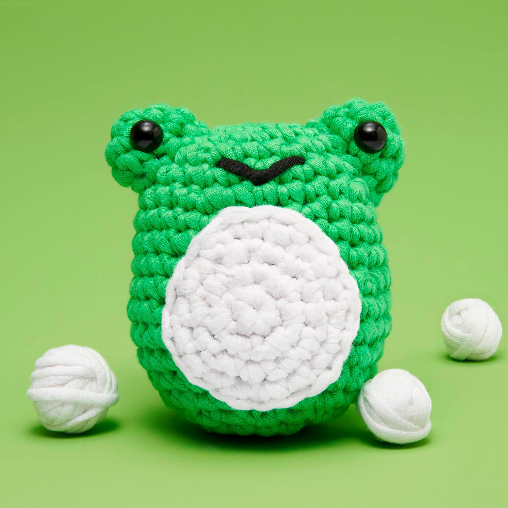 Henri the Frog Crochet Kit - Make Something Cute