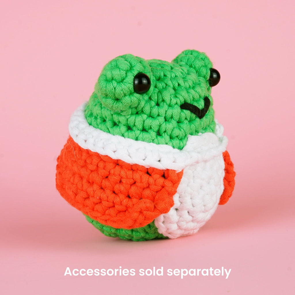 Henri the Frog Crochet Kit - Make Something Cute