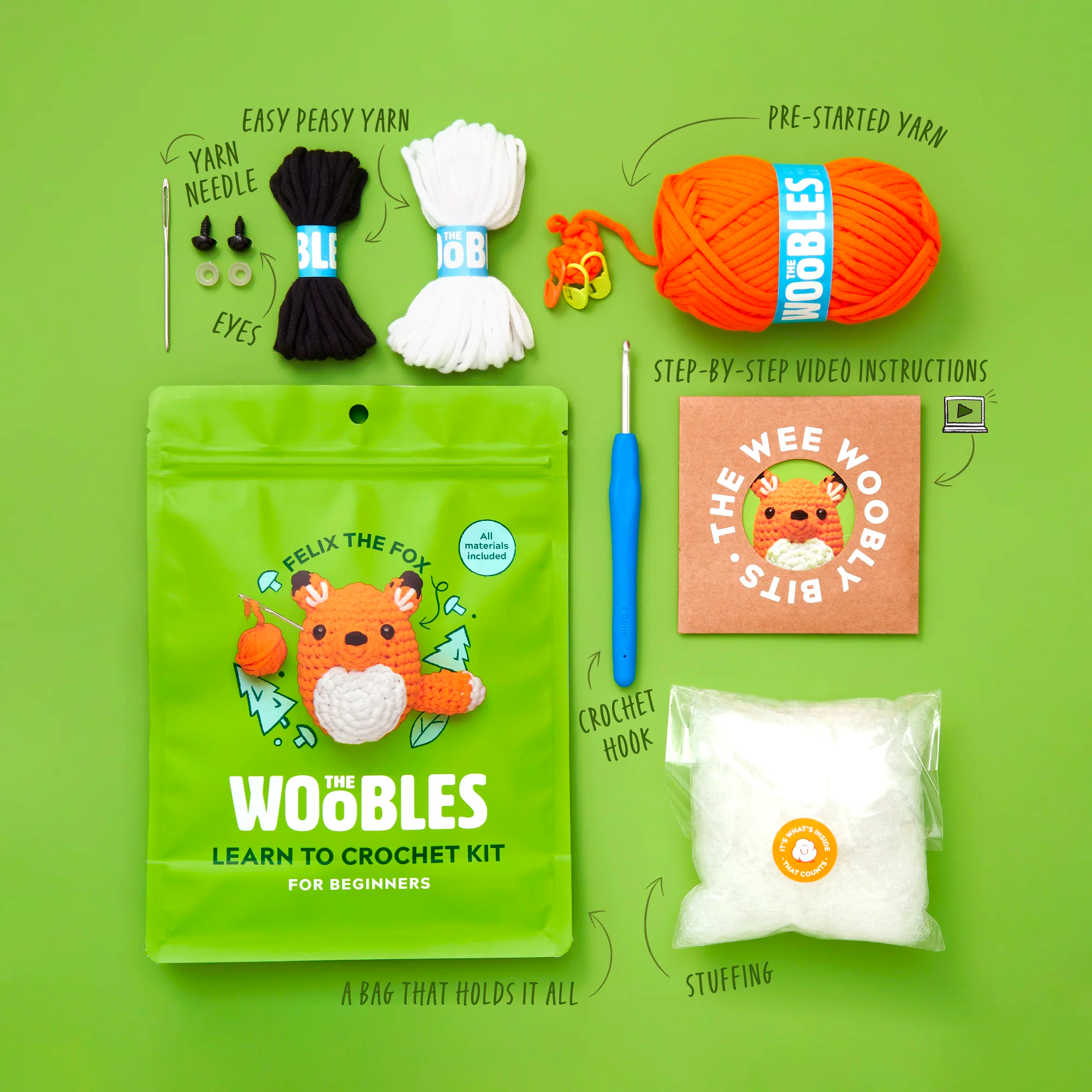 The Wooblehood of the Traveling Tails Bundle - Great for Beginners